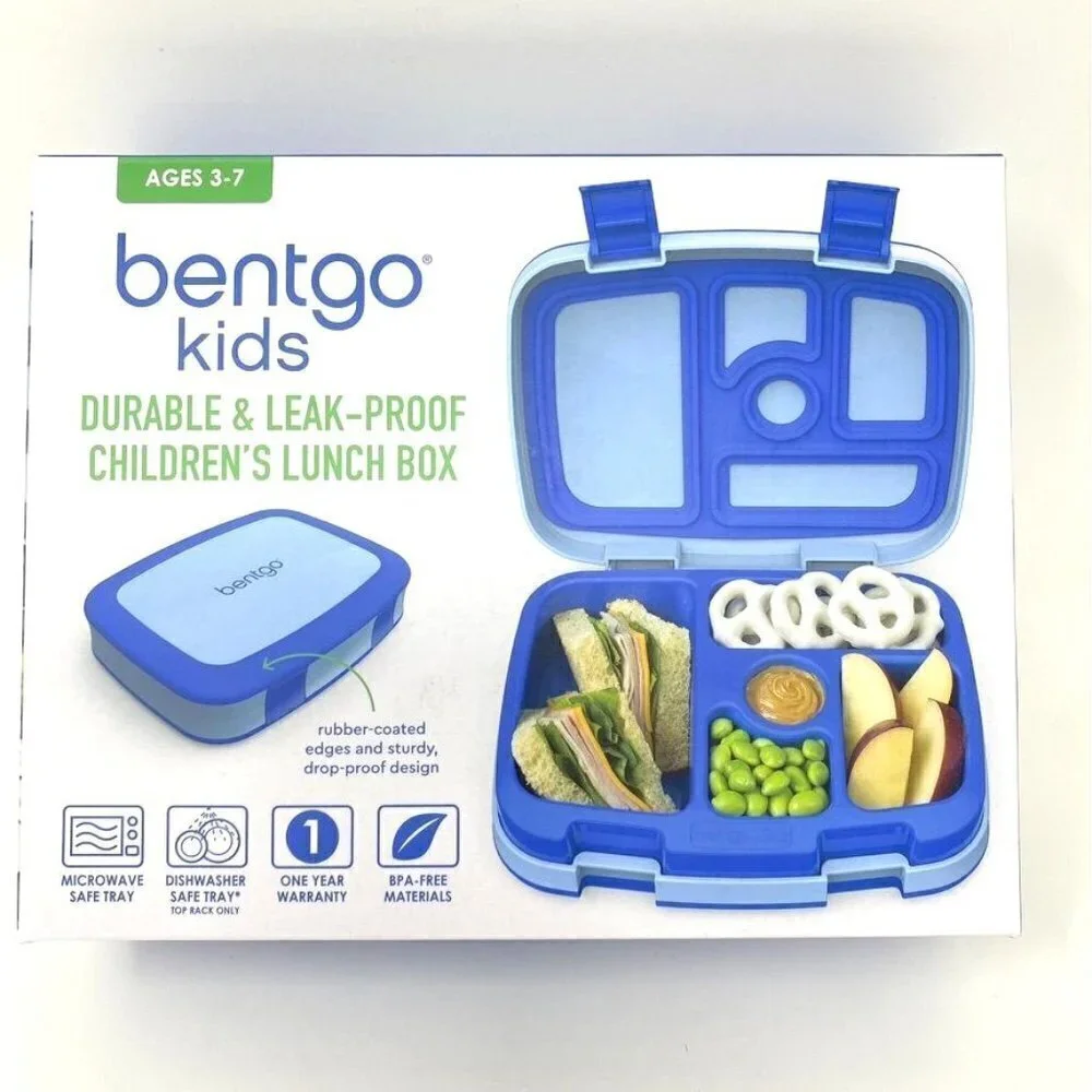 Bentgo Kids' Leakproof, 5 Compartment Bento-Style Kids' Lunch Box Various Prints